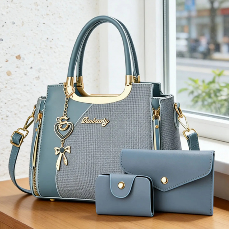 Women Bags Gift - 우아한 여성용 핸드백 세트, 다양한 색상의