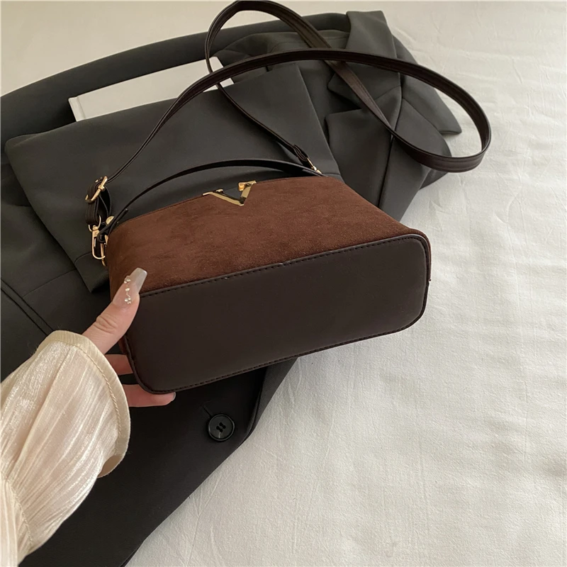 Women Bags Aldo - 패셔너블한 미니 스웨이드 여성 가방, 인조