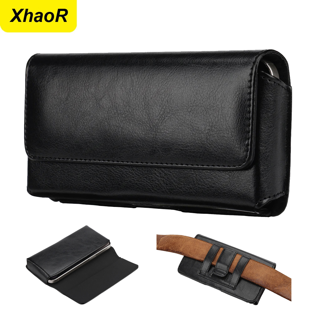Saddle Bag Leather - 유니버설 가죽 벨트 클립 가방 케이스