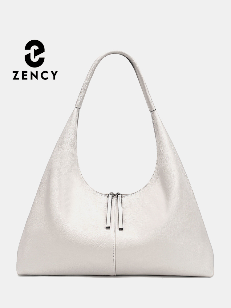 Women Bags For Work - 젠시 대용량 토트백 정품 가죽 호보백