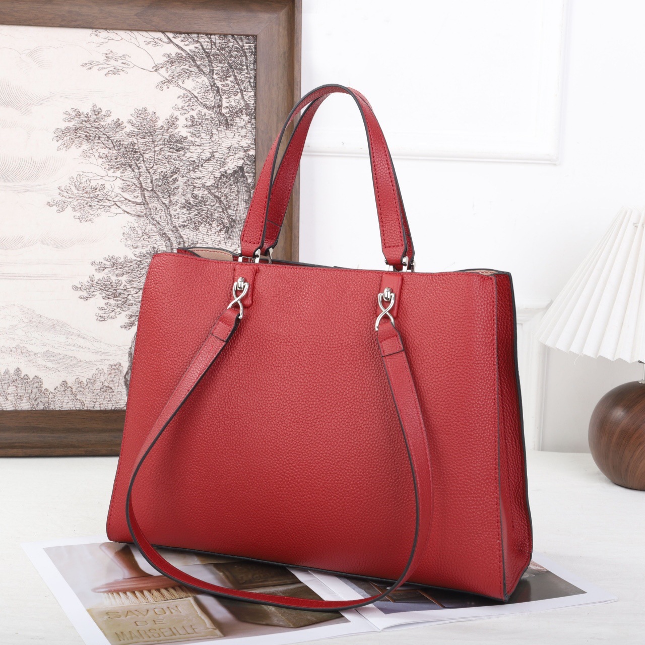 Women'S Young Bags - 2026 신상 소가죽 탑핸들 가방 젊은
