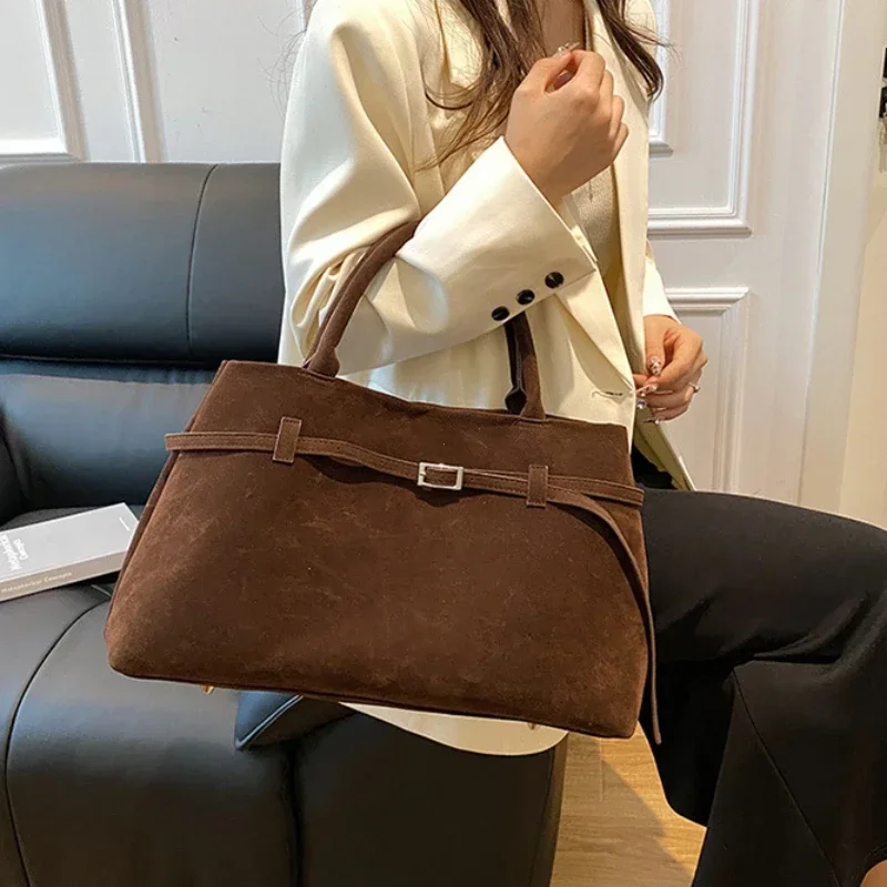 Women Bags Designer Sale - 여성용 가방 버클 장식 디자인 솔리드