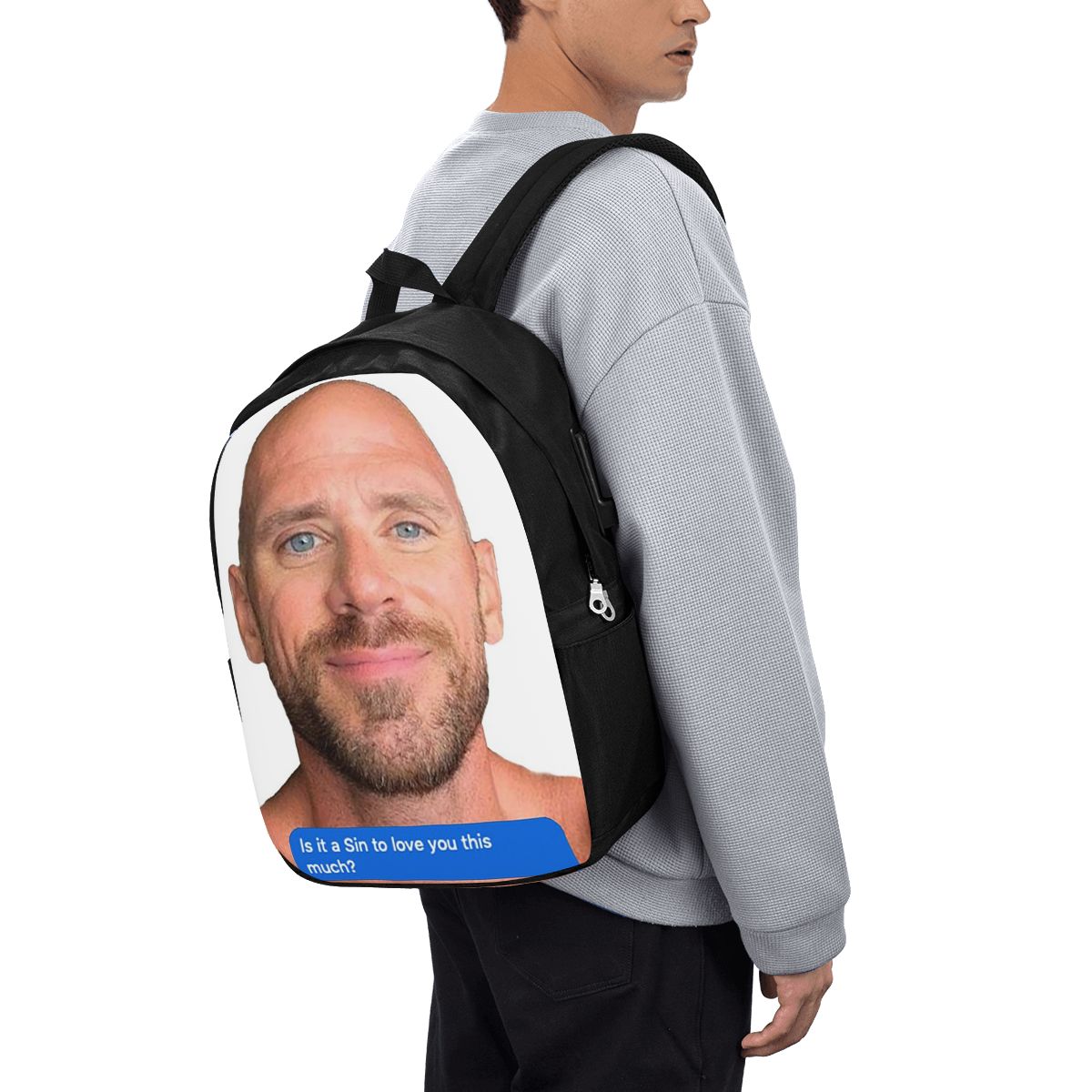Women Bags For Travel - Johnny Sins Flirty Text Bubble 배낭