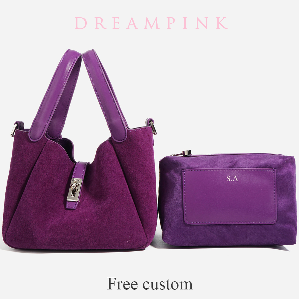 Women Bags Uae - 럭셔리 여성용 스웨이드 가죽 버킷백, 맞춤형