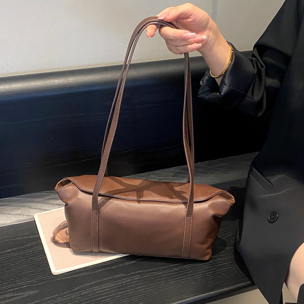 Women'S Bags Top 10 - 고품질 탑 레이어 소가죽 겨드랑이 숄더백