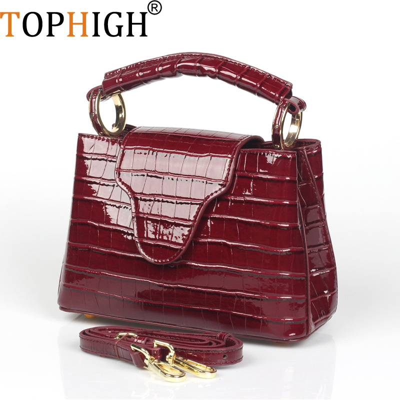 Women Bags Designer Sale - TOPHIGH 여성용 럭셔리 디자인 핸드백, 타조