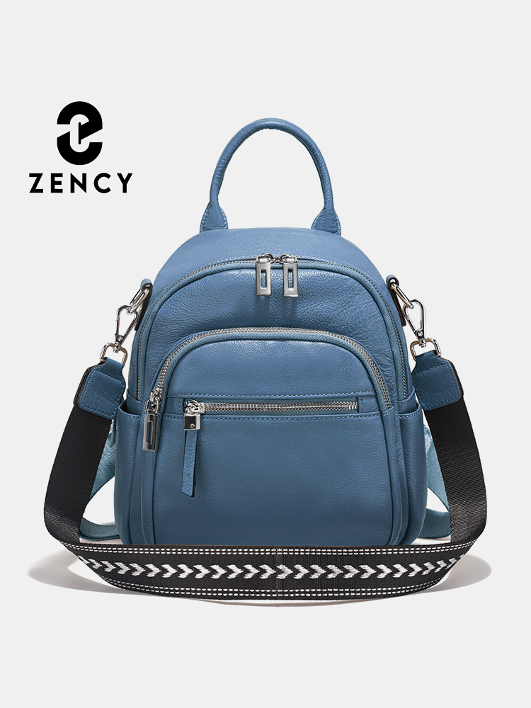 Women Bags For Work - Zency 정품 가죽 소형 배낭 배낭