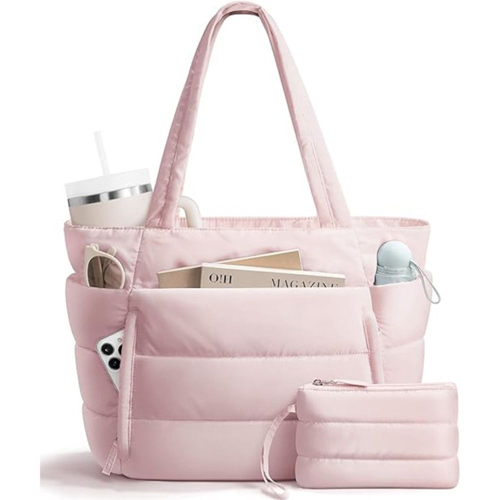 Women Bags Aldo - 대용량 여성용 푸퍼 토트백, 동전 지갑