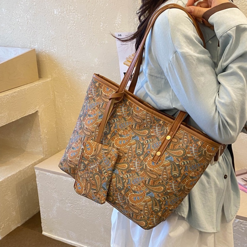 2PCS 여성용 대용량 토트백 동전 지갑 세트 한국 패 - Women Bags For Work 리뷰 및 가격