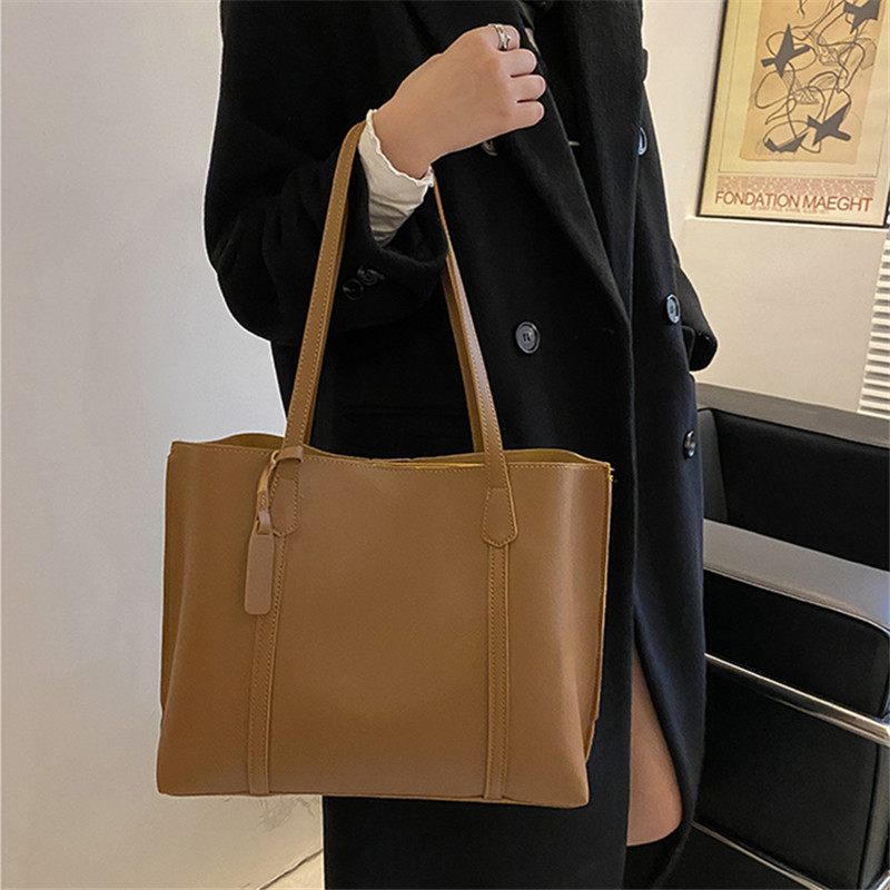 클래식 블랙 인조 가죽 토트백, 대용량 핸드백 숄더백, - Women Bags Aldo 리뷰 및 가격