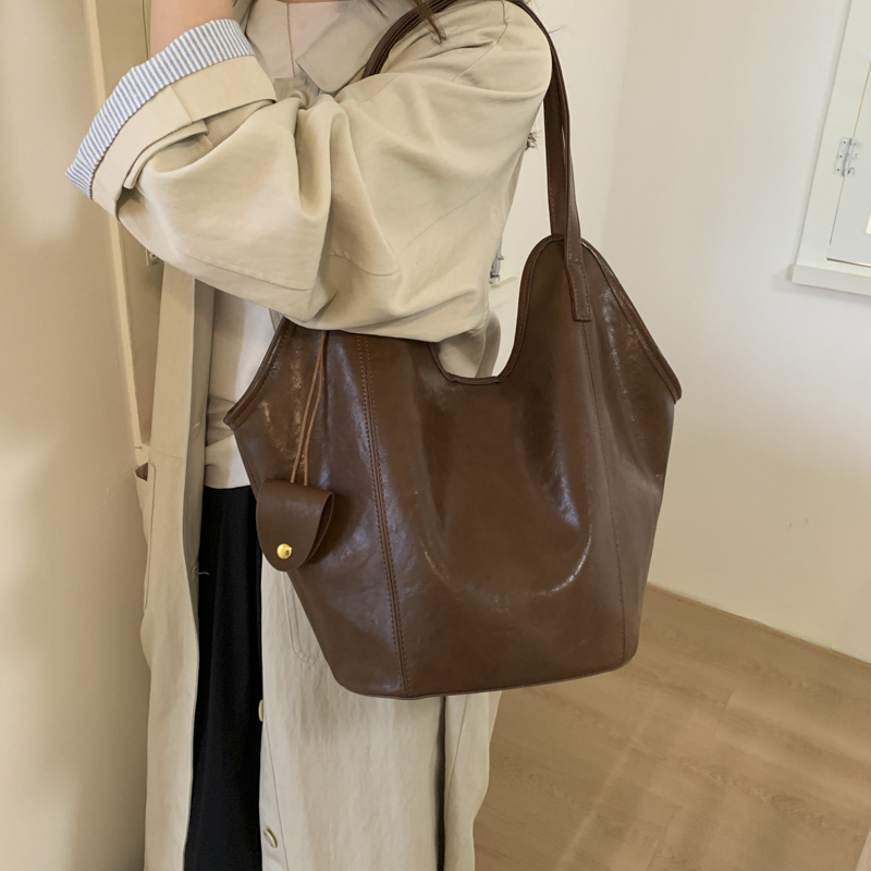 PU 단색 재봉 패션 토트백 대용량 고급 여성 가방 세 - Women Bags Branded Sale 리뷰 및 가격
