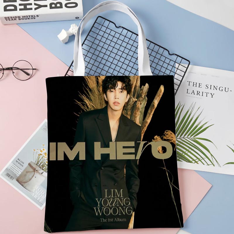 여성용 맞춤형 임영웅 토트백, 코튼 천 숄더백, 에코  - Women'S Young Bags 리뷰 및 가격
