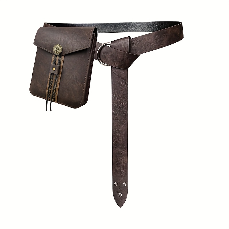 2개 중세 빈티지 인조 가죽 벨트, 레트로 중세 허리  - Saddle Bag Leather 리뷰 및 가격