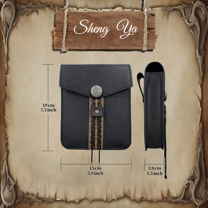 2개 중세 빈티지 인조 가죽 벨트, 레트로 중세 허리  - Saddle Bag Leather 리뷰 및 가격