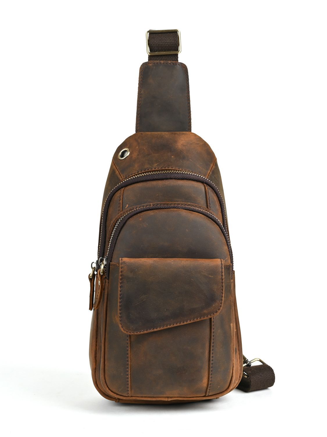 디자이너 럭셔리 다기능 남성 가슴 가방 대용량 야외 남 - Saddle Bag Leather 리뷰 및 가격