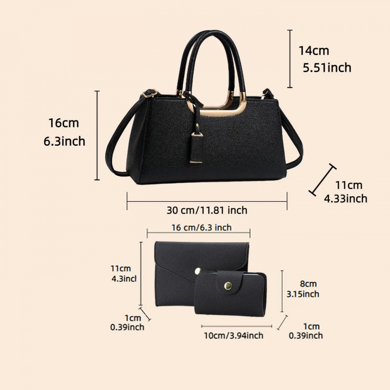 PU 가죽 크로스바디 숄더백, 조절 가능한 스트랩, 심 - Women Bags Gift 리뷰 및 가격