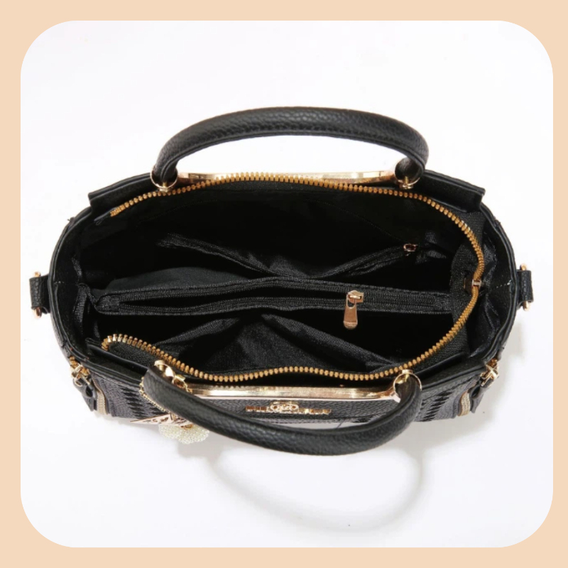 리치 그레인 PU 가죽으로 제작된 3종 핸드백 세트.  - Women Bags Gift 리뷰 및 가격