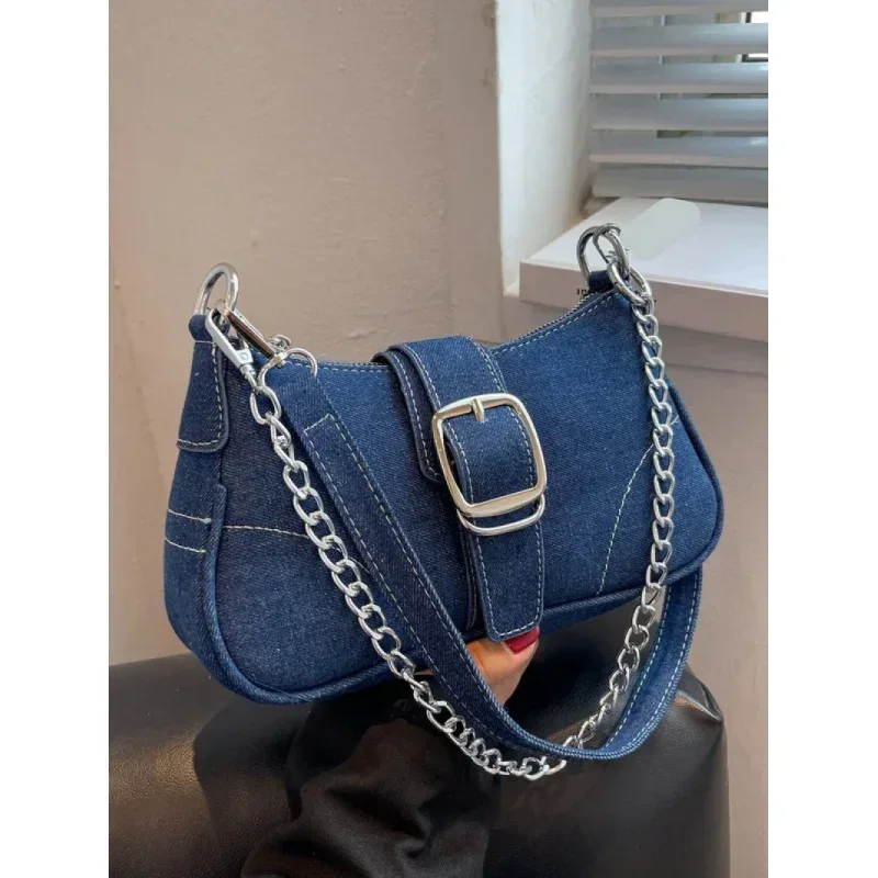 작은 디자인 청바지 가방 여성의 새로운 크로스 숄더 백 - Women Bags Jeans 리뷰 및 가격