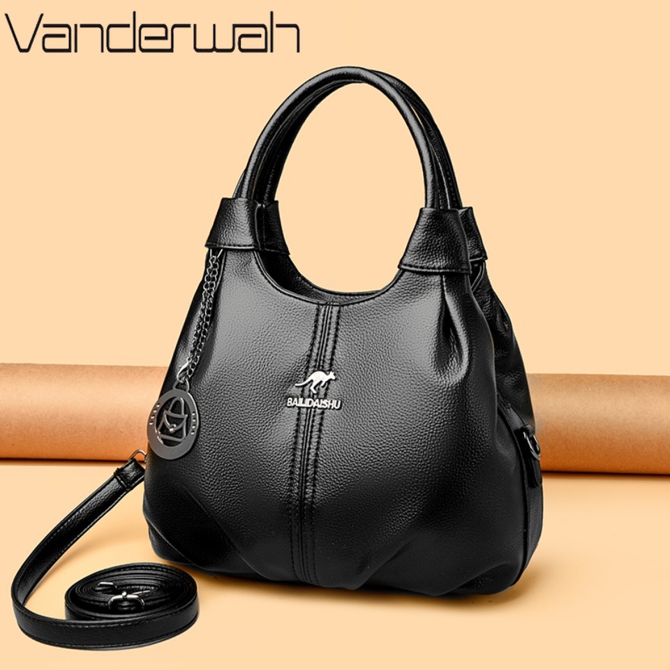 여성용 고품질 부드러운 가죽 탑핸들 가방 명품 숄더 크 - Women'S Bags Top 10 리뷰 및 가격