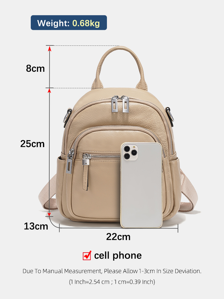Zency 정품 가죽 소형 배낭 배낭 멀티 포켓 디자인 - Women Bags For Work 리뷰 및 가격