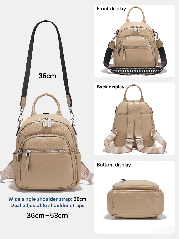 Zency 정품 가죽 소형 배낭 배낭 멀티 포켓 디자인 - Women Bags For Work 리뷰 및 가격