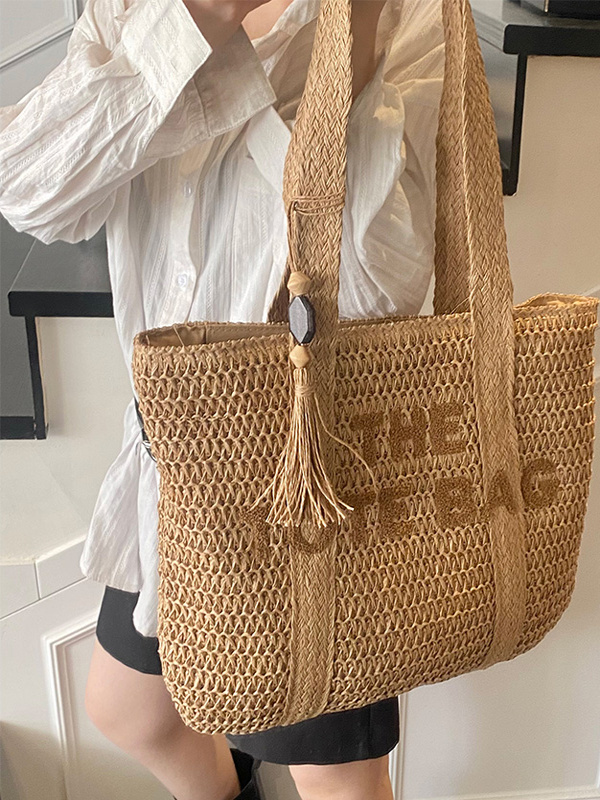 여름 해변 여행용 대용량 밀짚 가방 캐주얼 패션 싱글  - Women Bags Aldo 리뷰 및 가격