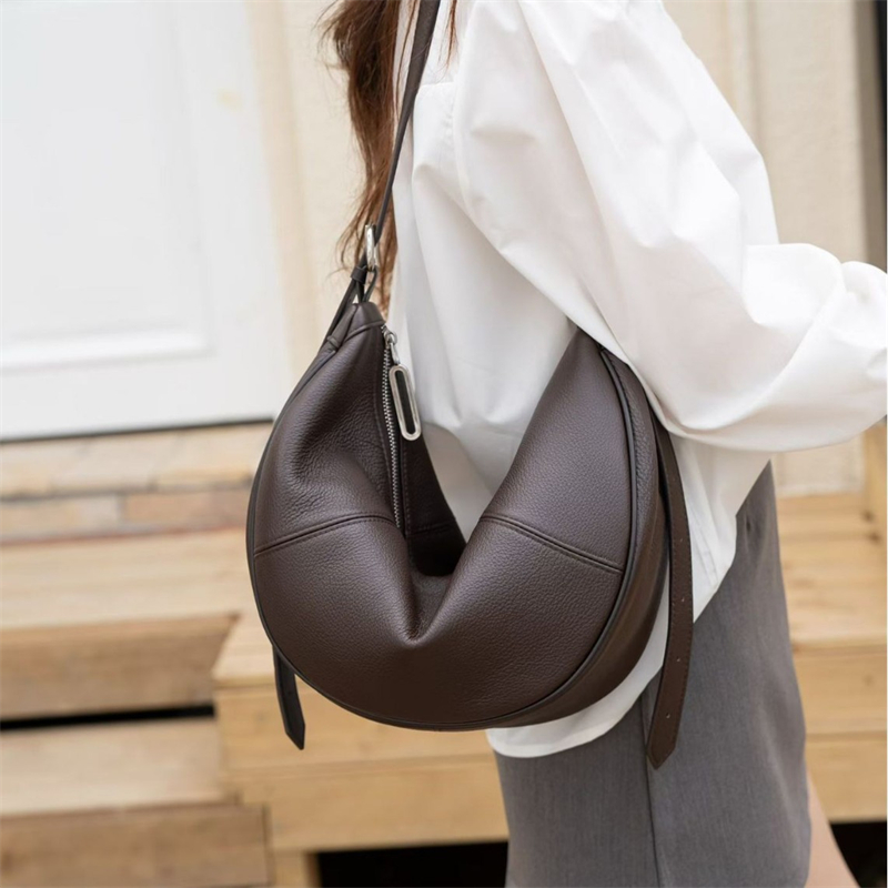BURMINSA 여성용 부드러운 천연 가죽 크레센트 호 - Women Bags For Work 리뷰 및 가격