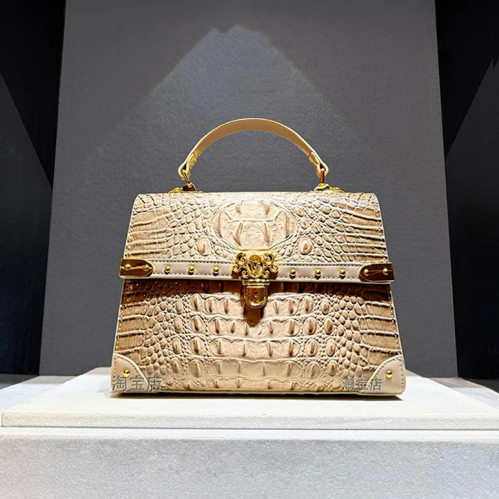럭셔리 디자이너 브랜드의 새로운 가죽 패션 악어 인쇄  - Women Bags Branded Sale 리뷰 및 가격