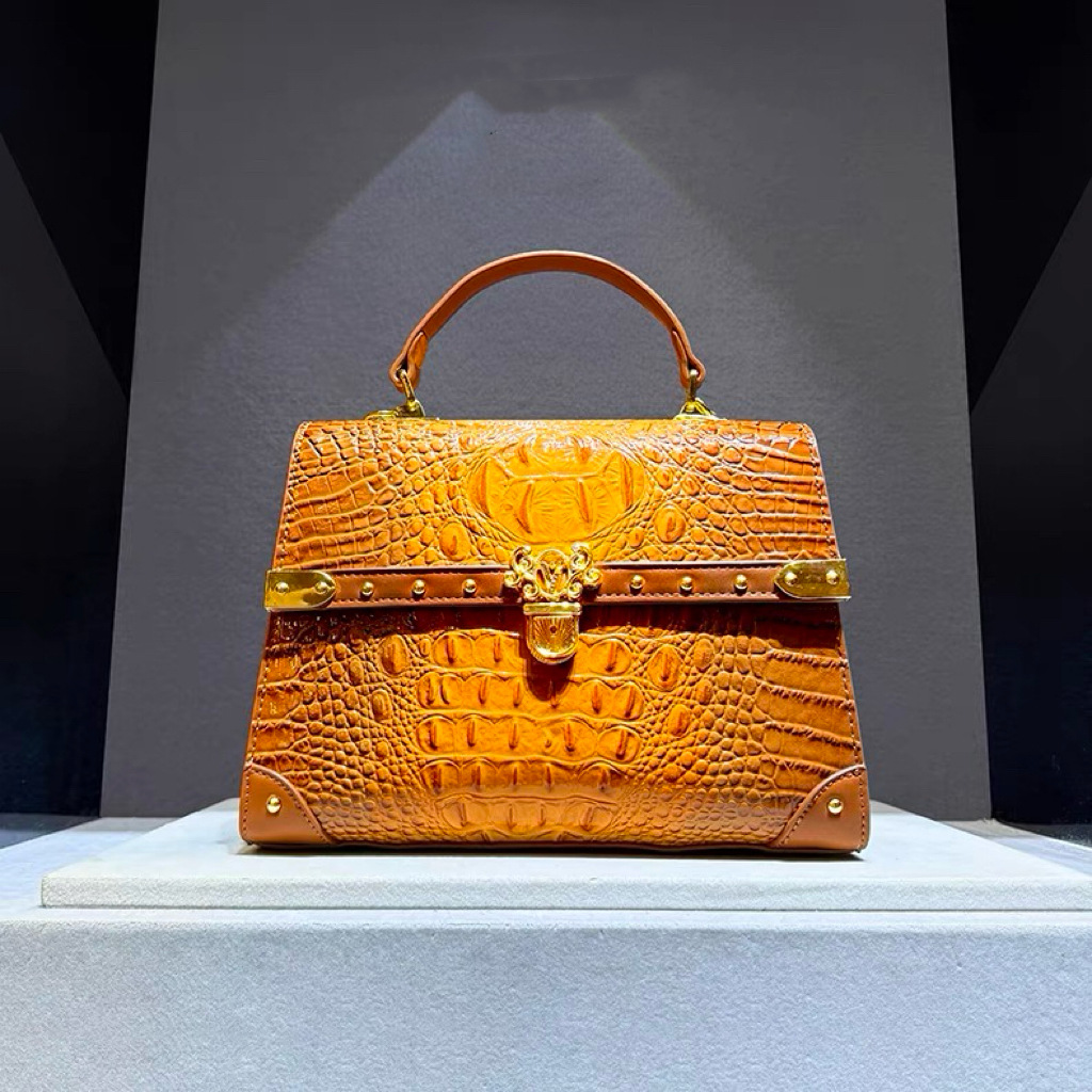 럭셔리 디자이너 브랜드의 새로운 가죽 패션 악어 인쇄  - Women Bags Branded Sale 리뷰 및 가격