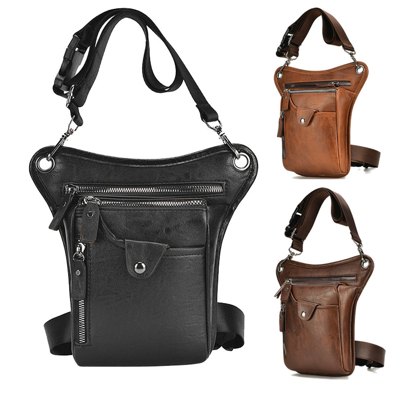 빈티지 남자 허리 화니 팩 드롭 다리 크로스 바디 어깨 - Saddle Bag Leather 리뷰 및 가격