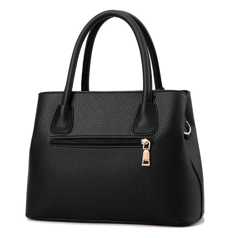여성용 PU 가죽 탑 핸들 백, 세련된 솔리드 컬러 숄 - Top Handle Structured 리뷰 및 가격