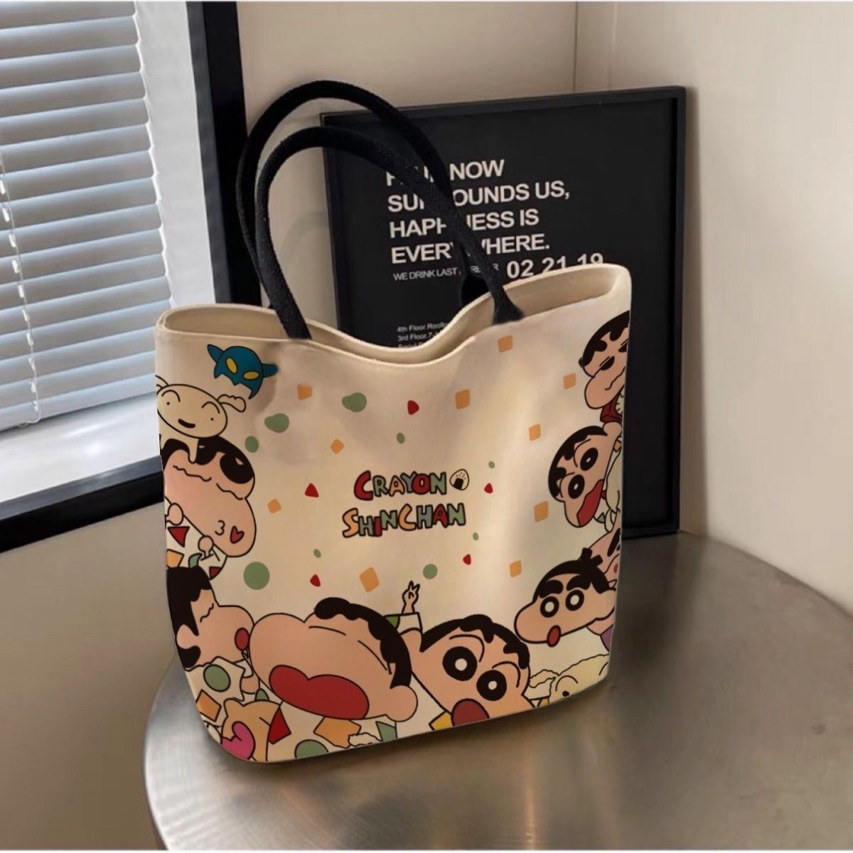 2026 새로운 크레용 신짱 캔버스 토트 백 대용량 여 - Women Bags Gift 리뷰 및 가격