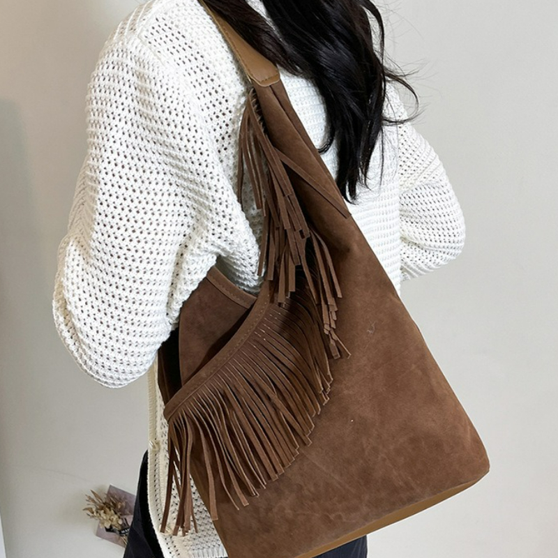 다용도 텍스처 탑 핸들 백 여성용 보헤미안 프린지 캐주 - Women'S Bags Top 10 리뷰 및 가격