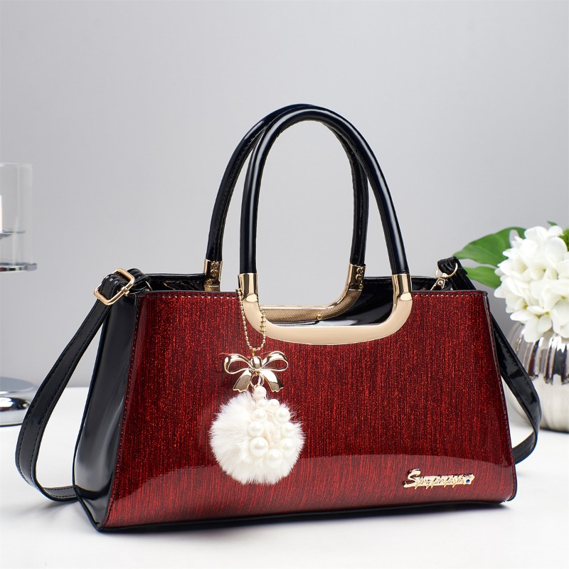 디자이너 브랜드 밝은 가죽 패션 핸드백 여성용 숄더 크 - Women Bags Designer Sale 리뷰 및 가격