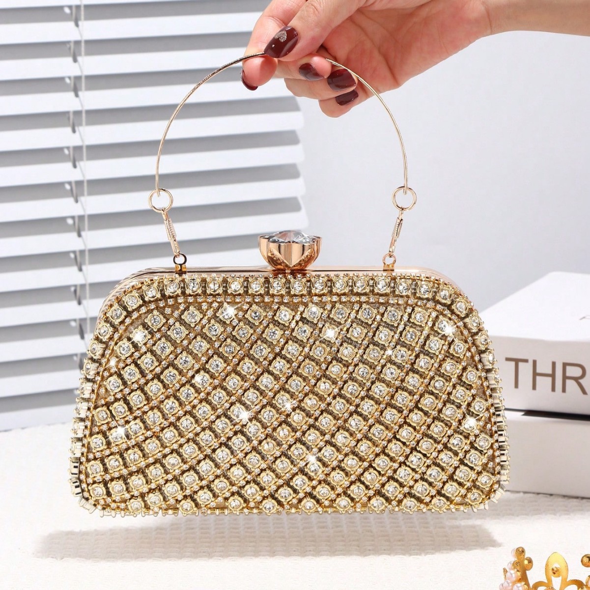 럭셔리 다이아몬드 글리터 이브닝 백 실버 컬러 웨딩 신 - Women Bags Aldo 리뷰 및 가격