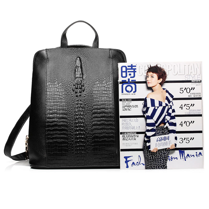 Zency 여성용 악어 가죽 백팩 100% 정품 천연  - Women Bags For Work 리뷰 및 가격